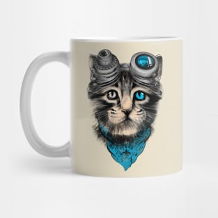 steampunk cat Mug